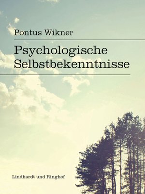 cover image of Psychologische Selbstbekenntnisse